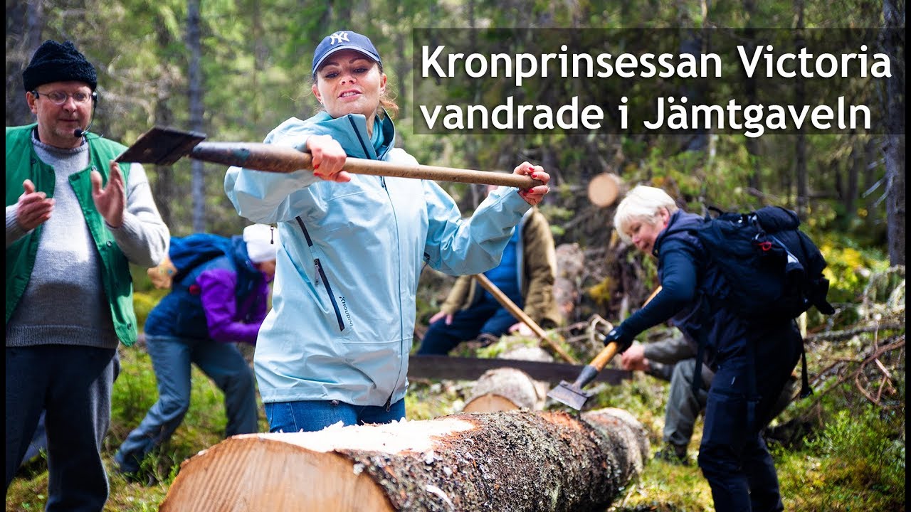 Kronprinsessan vandrade i Medelpad