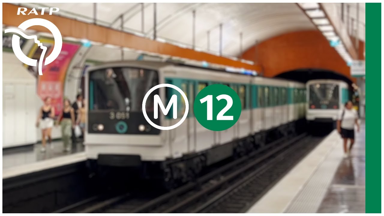 🇫🇷 ⸱ [4K | RATP] Les MF 67 en action sur la ligne 12 - RATP - Paris