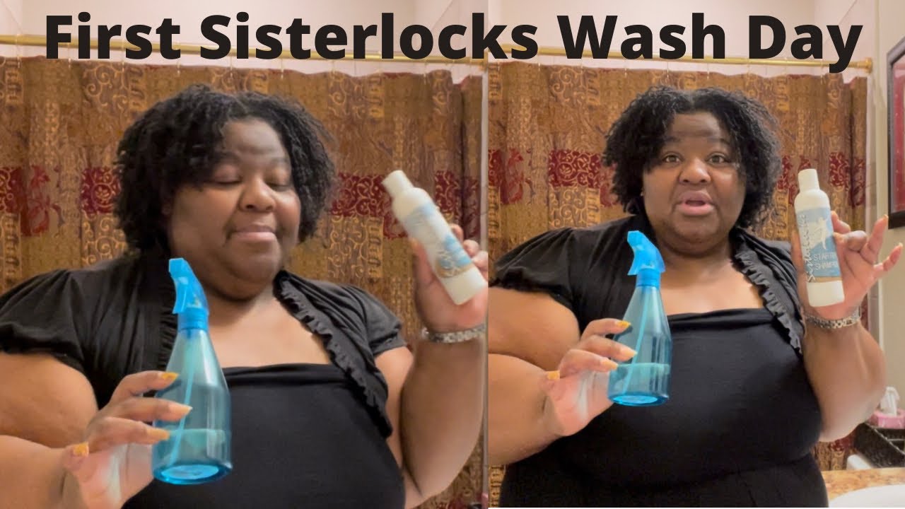 Sisterlocks First Wash Day #sisterlock