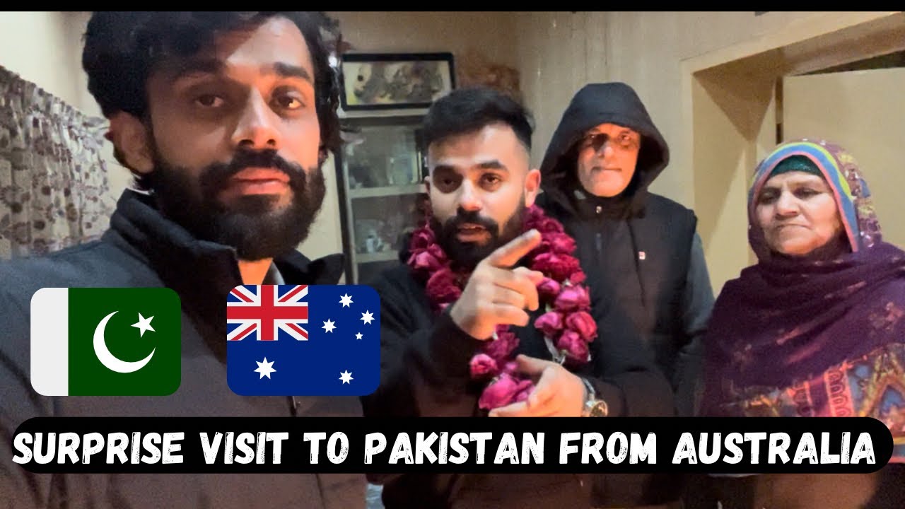 Surprise Visit to Pakistan From Australia | Son Rocked Mom shocked | 2023