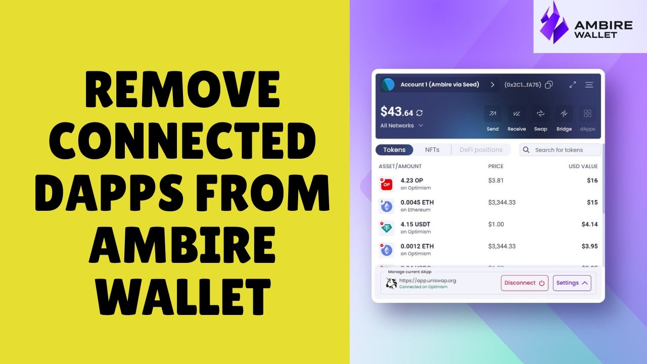 How to Remove Connected DApps from Ambire Wallet 2026?