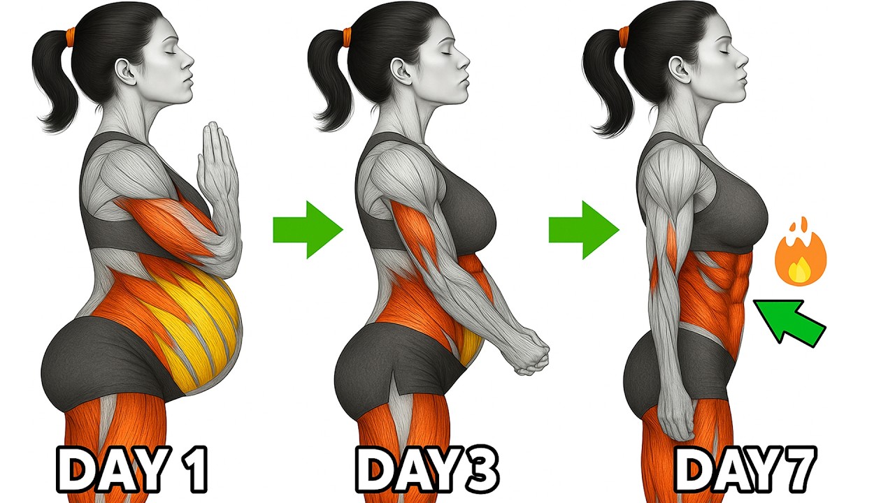 Transform Your Core in One Week - Lose 3 Inches of Waist in 7 Days - 30 Minute Standing Abs