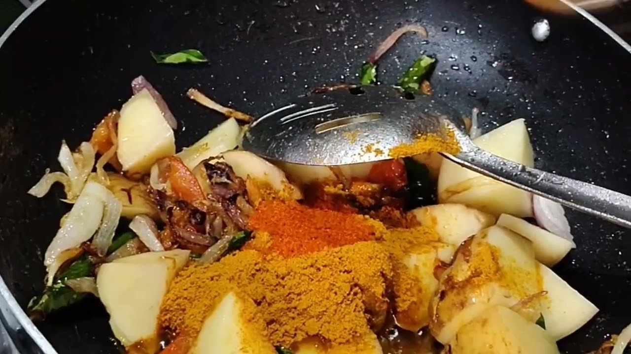 Vlog: pal sadam 🥥and Kurma kulambu snacks smiley potato 🥔#food # cooking# YouTubvideo 🥰🥰🥰