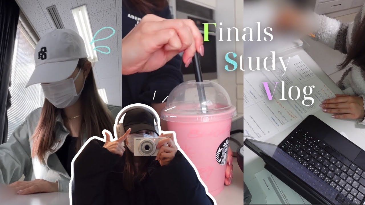 ENG/KOR)【薬学部】現役薬学生の期末テストvlog📚| 私のテスト前のルーティーンをお見せします🙌🏻
