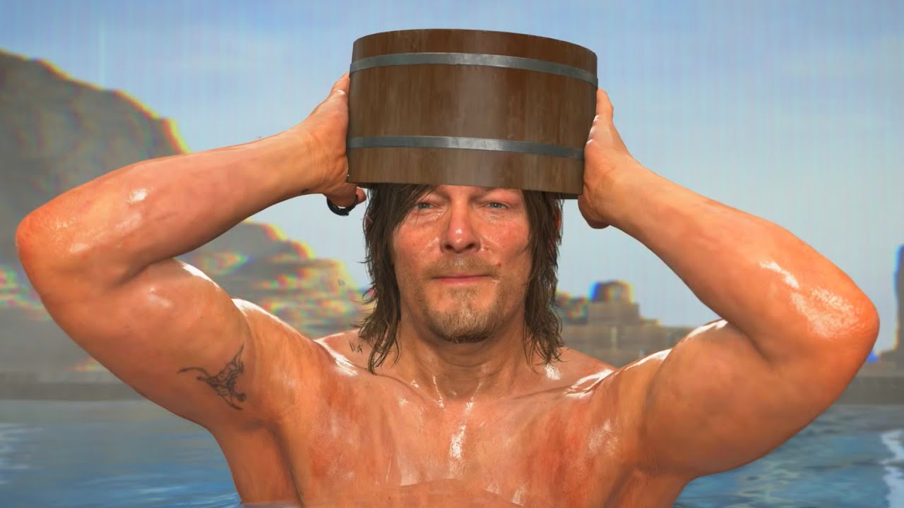Death Stranding 2 On The Beach - Dollman sings Ii Yu Da Na hot spring song
