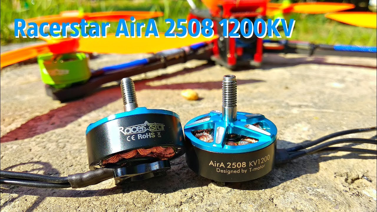 Racerstar AirA 2508 1200KV Новые моторы для  Long Range квадрокоптеров.
