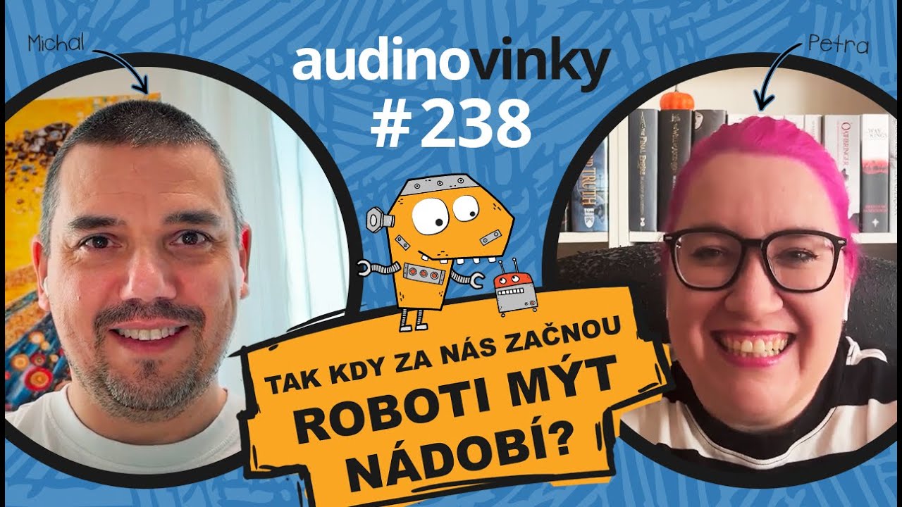 Audinovinky 238 | Vraždící spisovatelé a roboti | Podcast | Audiolibrix