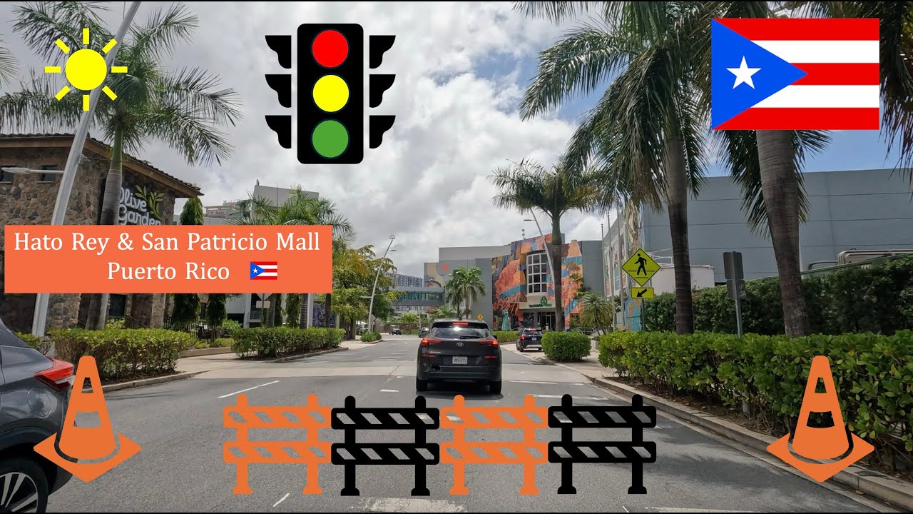 🇵🇷🚥Driving around Roosevelt Ave. Hato Rey and San Patricio Mall in Guaynabo Puerto Rico🚦🚧🚙