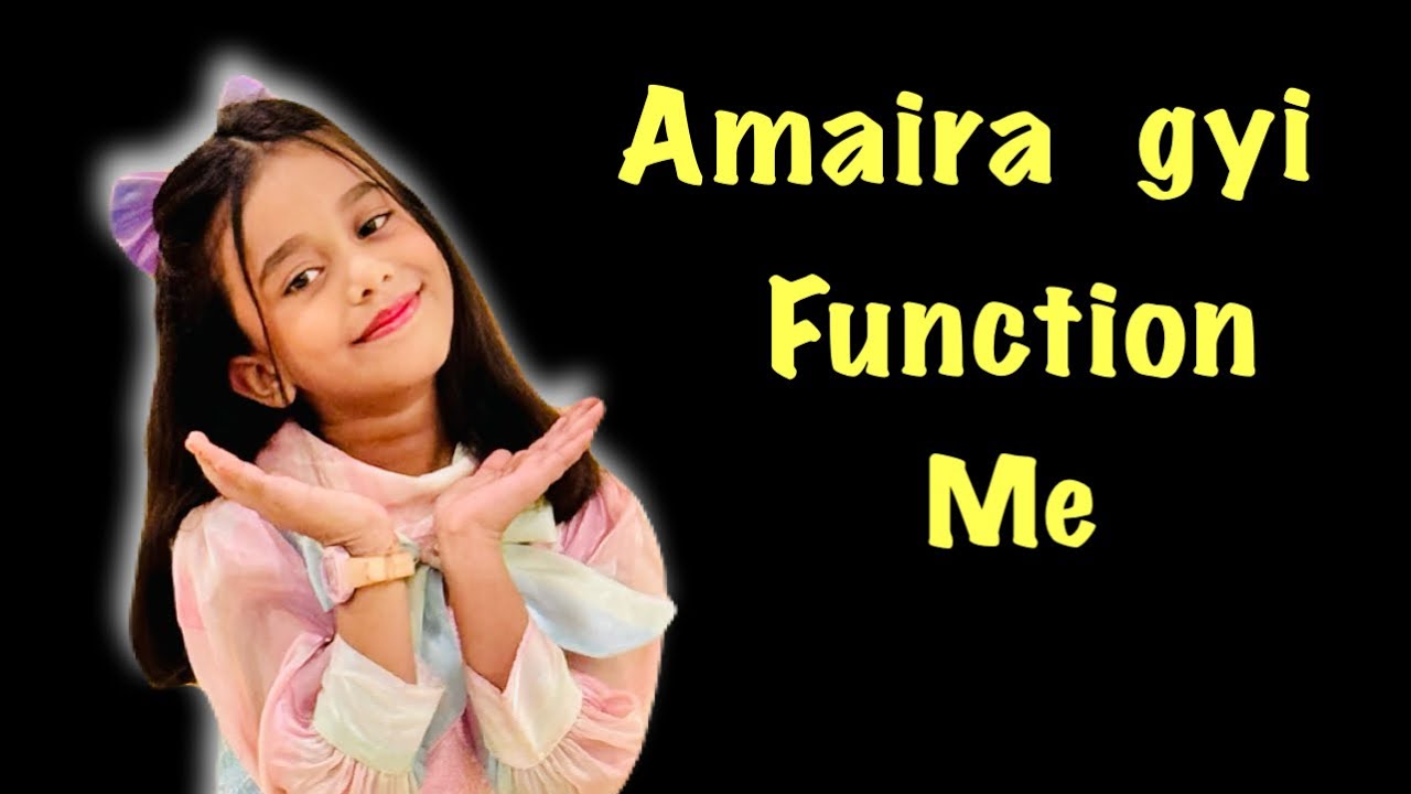 amaira friend ke sath function me gyi #amairagurjar #viralvideo