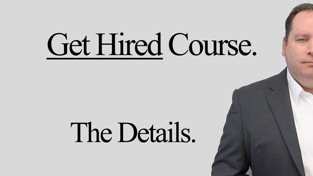 Подробности о моем курсе *Get Hired*