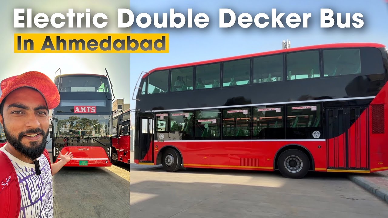 Ahmedabad’s First Electric Double Decker Bus 😍