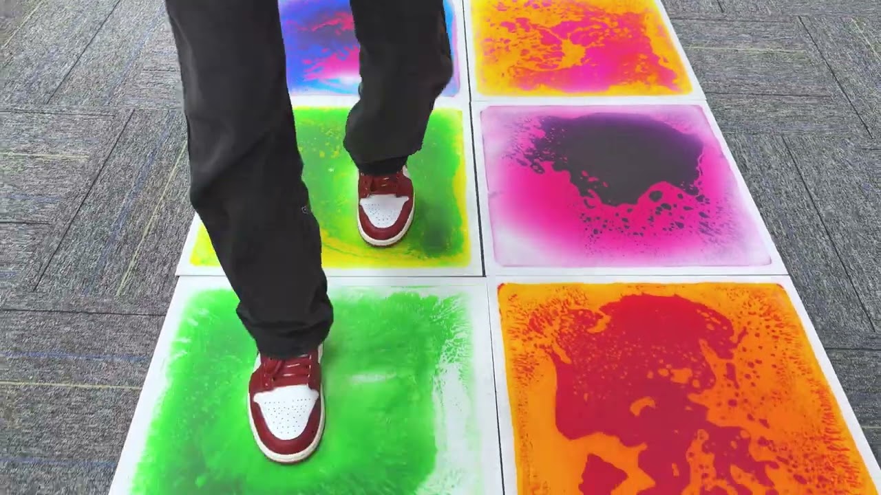 Why Are Square Sensory Liquid Tiles Perfect for Kids' Play | Hengfu Colorful Interactive Floor Mats