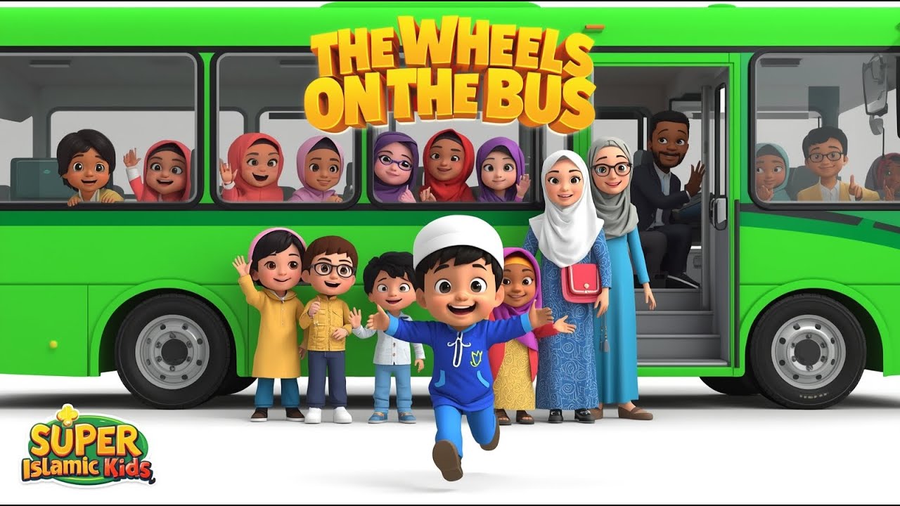 30Min Compilation| Wheels on the bus | Bismillah |Muslim shark |O Muhammad |Allah made it all & more