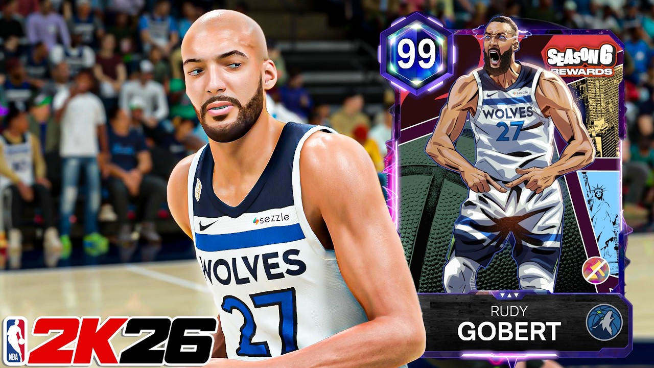 *NEW* Dark Matter Rudy Gobert is the MOST UNDERRATED Season 6 Reward Card In NBA 2K26 MyTeam!!!