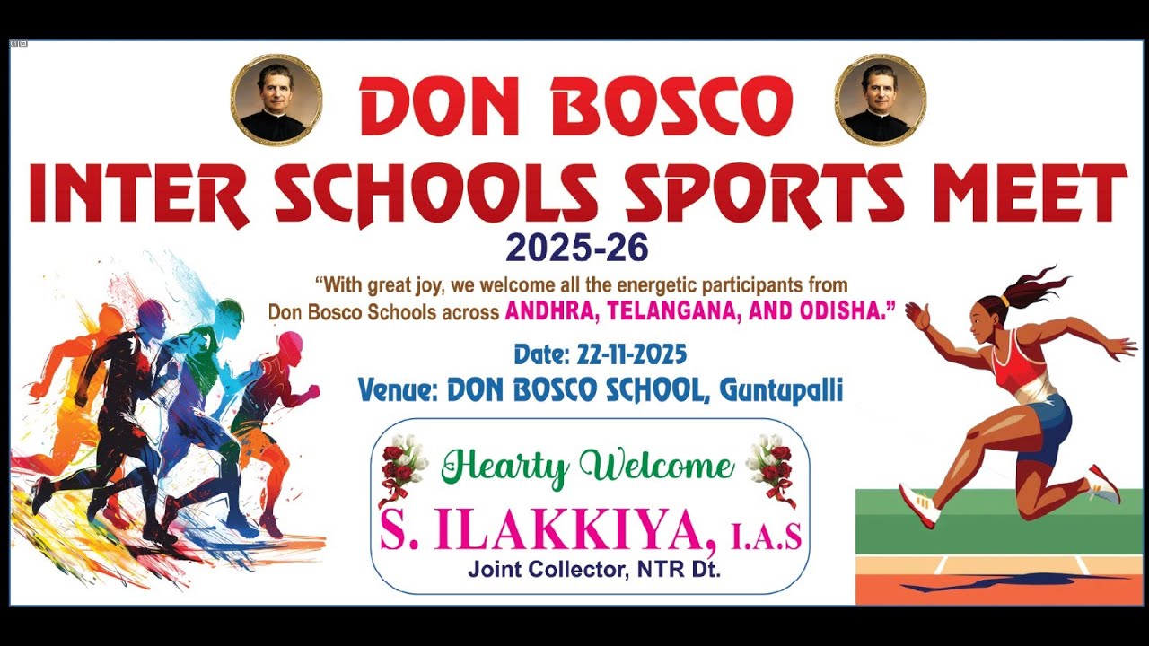 Don Bosco Inter-School Sports Meet 2025 | Part 1 | CBSE Ground | Guntupalli