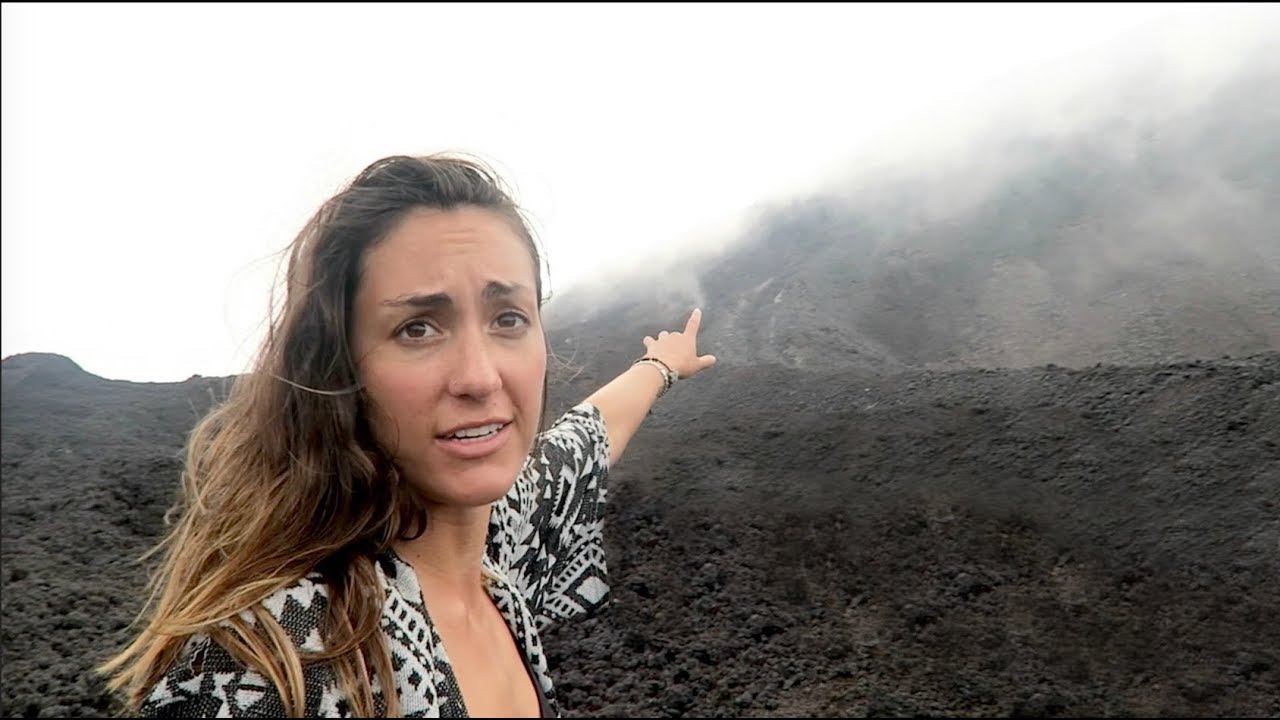 Scaling an Erupting Volcano in Guatemala!