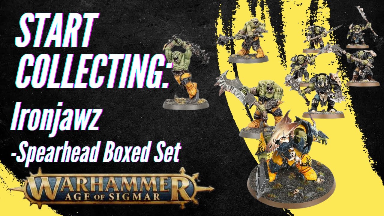 Start Collecting Warhammer Age of Sigmar: Ironjawz - Spearhead Boxed Set