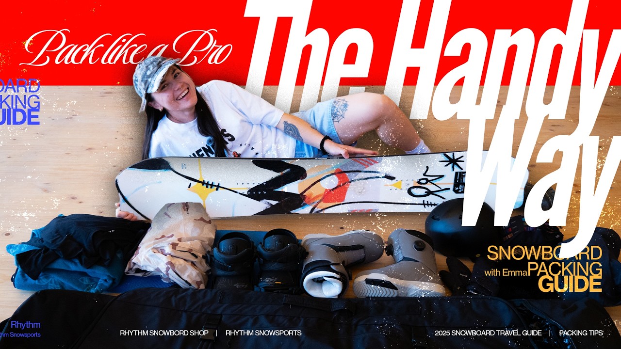 How to pack your snowboard bag