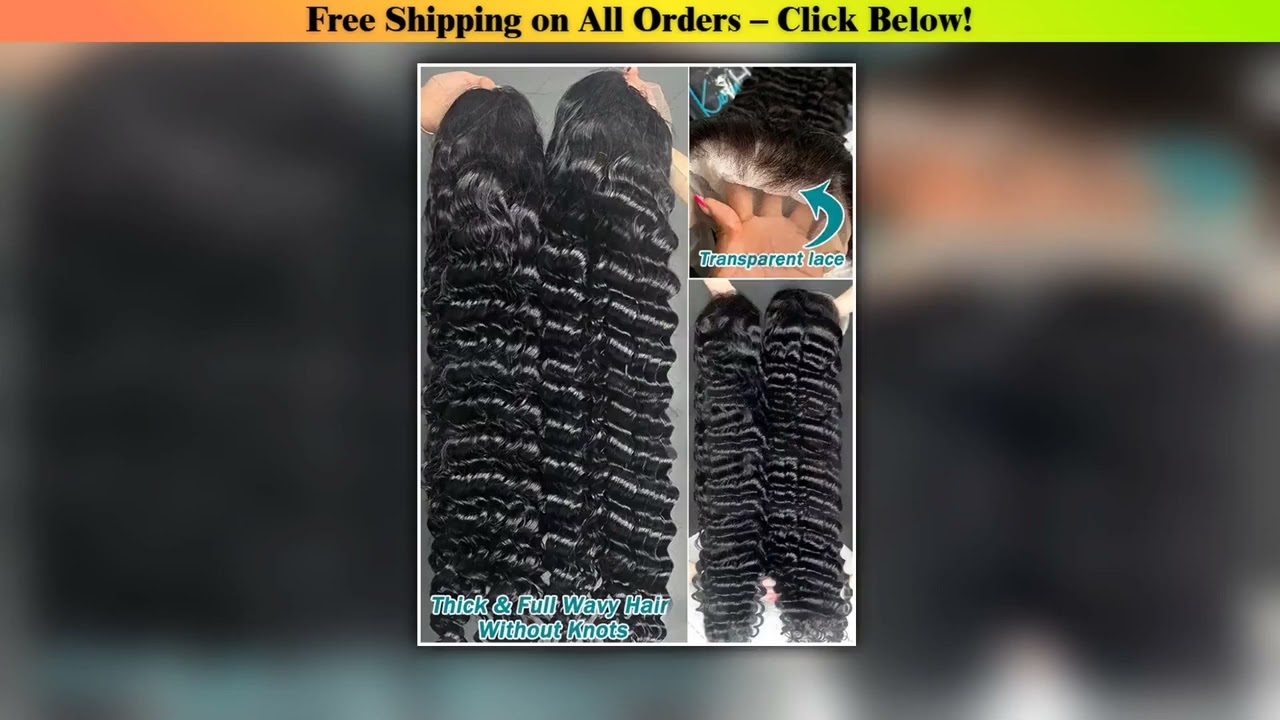 Loose Deep Wave 13x6 HD Lace Frontal Human Hair Wigs Brazilian Curly Wigs 13x4 Human Hair Lace