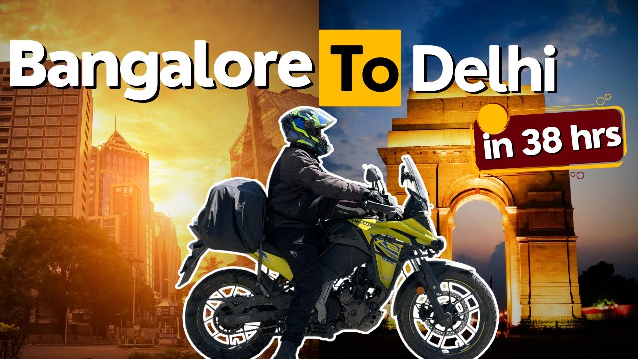 Solo Motorcycle Ride: Bangalore to Delhi on Suzuki V-Strom 250 SX