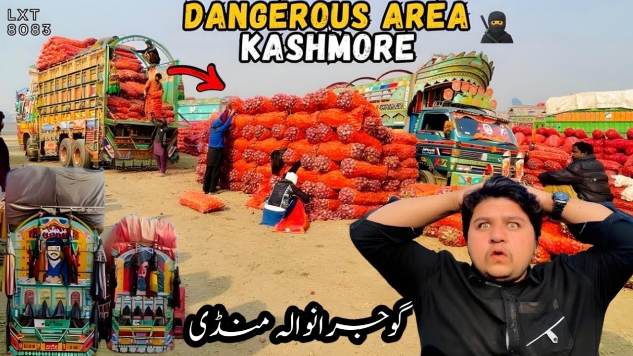 Kashmore کچؔے Ka Dangerous Area 🥷| گوجرانوالہ منڈی کا مال | Punjab Me Smog 💨| Fans Love Moment ❤️
