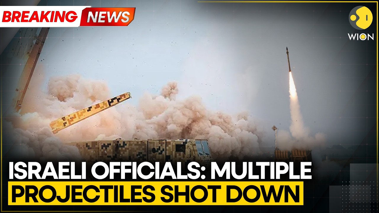 Israel-Iran War: Israeli Officials: Multiple Projectiles Shot Down Amid Escalation | WION BREAKING