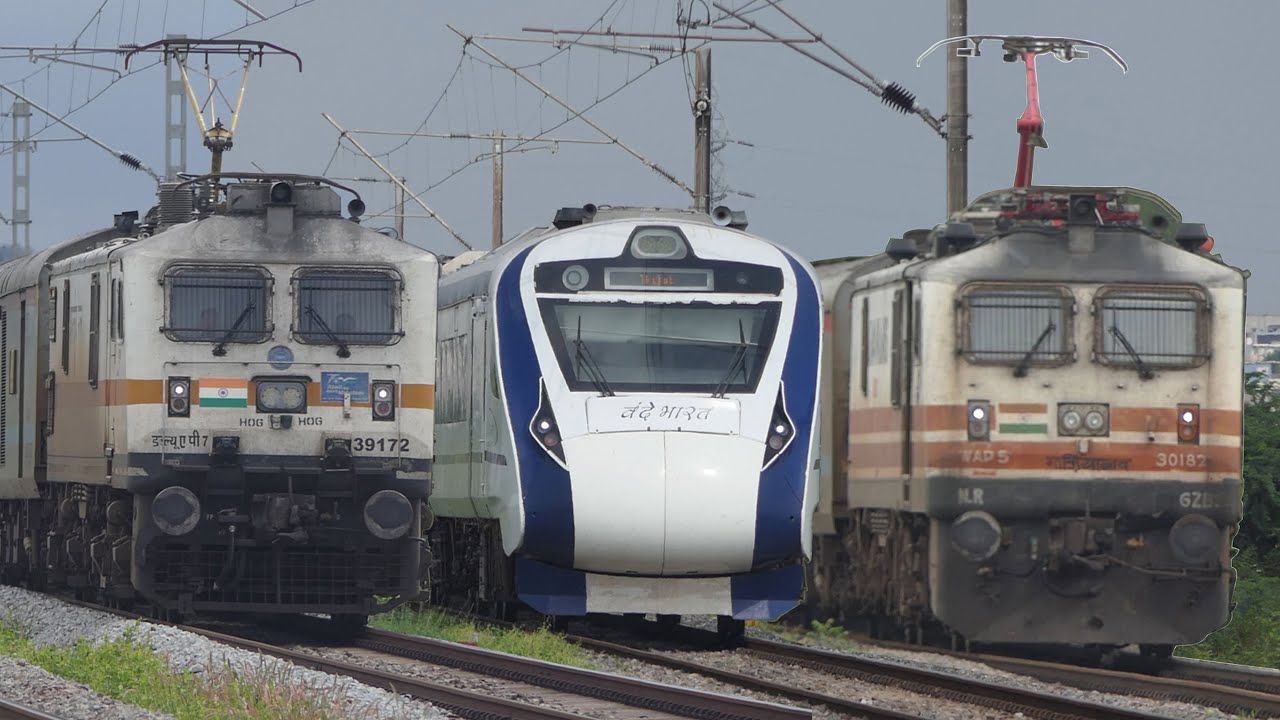 [23 In 1] Powerful WAP7 +Speedster WAP5 & High Speed VANDE BHARAT Train Videos | FATV Episode 154 IR