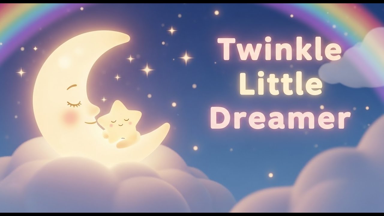 “Twinkle Little Dreamer | Soft Moonlight Lullaby for Kids & Babies | Gentle Sleep Song”
