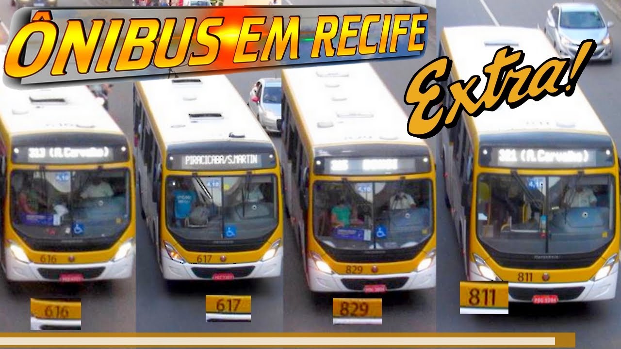 #EXTRA  - 11 Ônibus da empresa Metropolitana - Movimentação de ônibus em Recife - Macopolo Torino