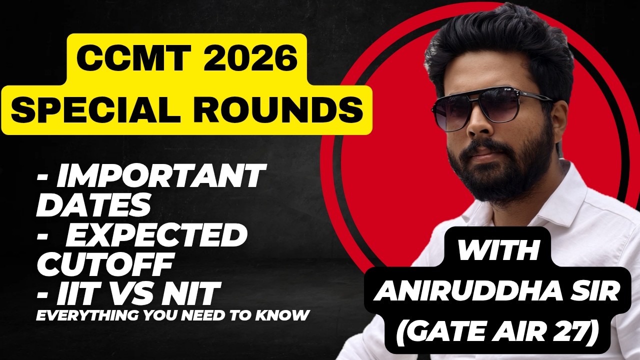 CCMT Special Round 2026 || CCMT Expected Cutoff #ccmt #mtech @TheCivilGuruji #nit #admission