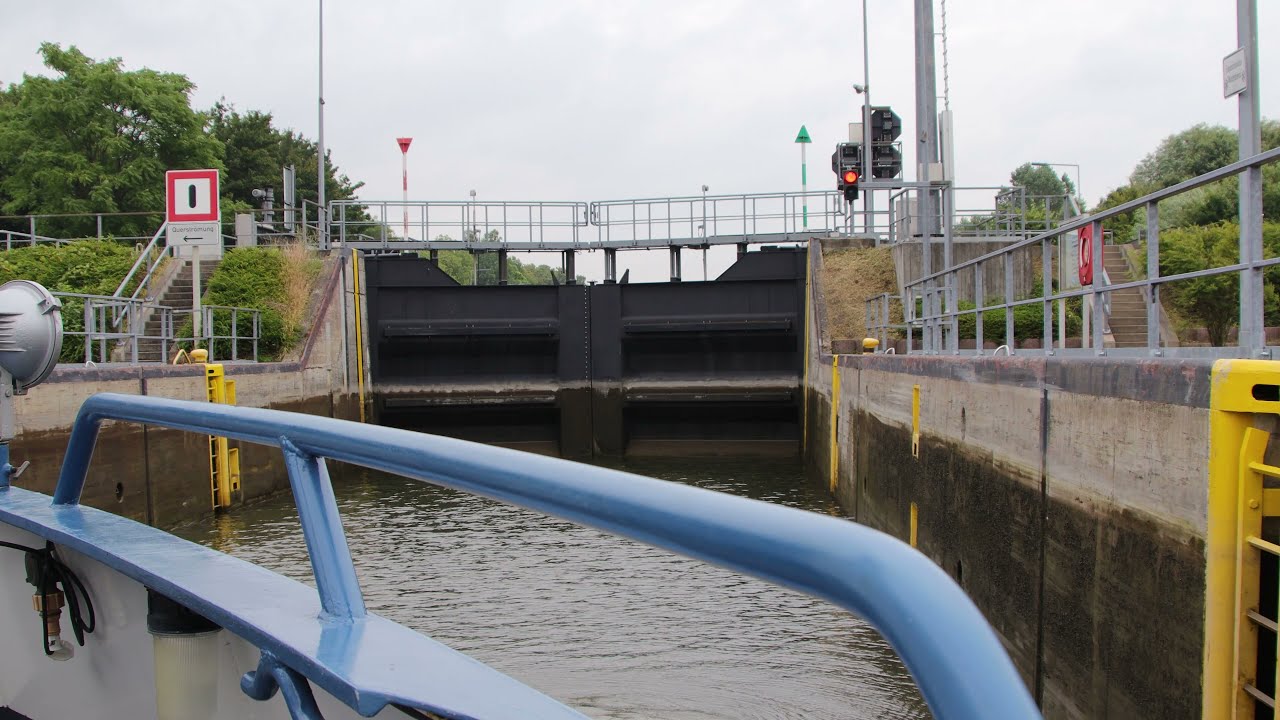 Datteln Hamm Kanal Durchfahrt Hamm // Time Lapse