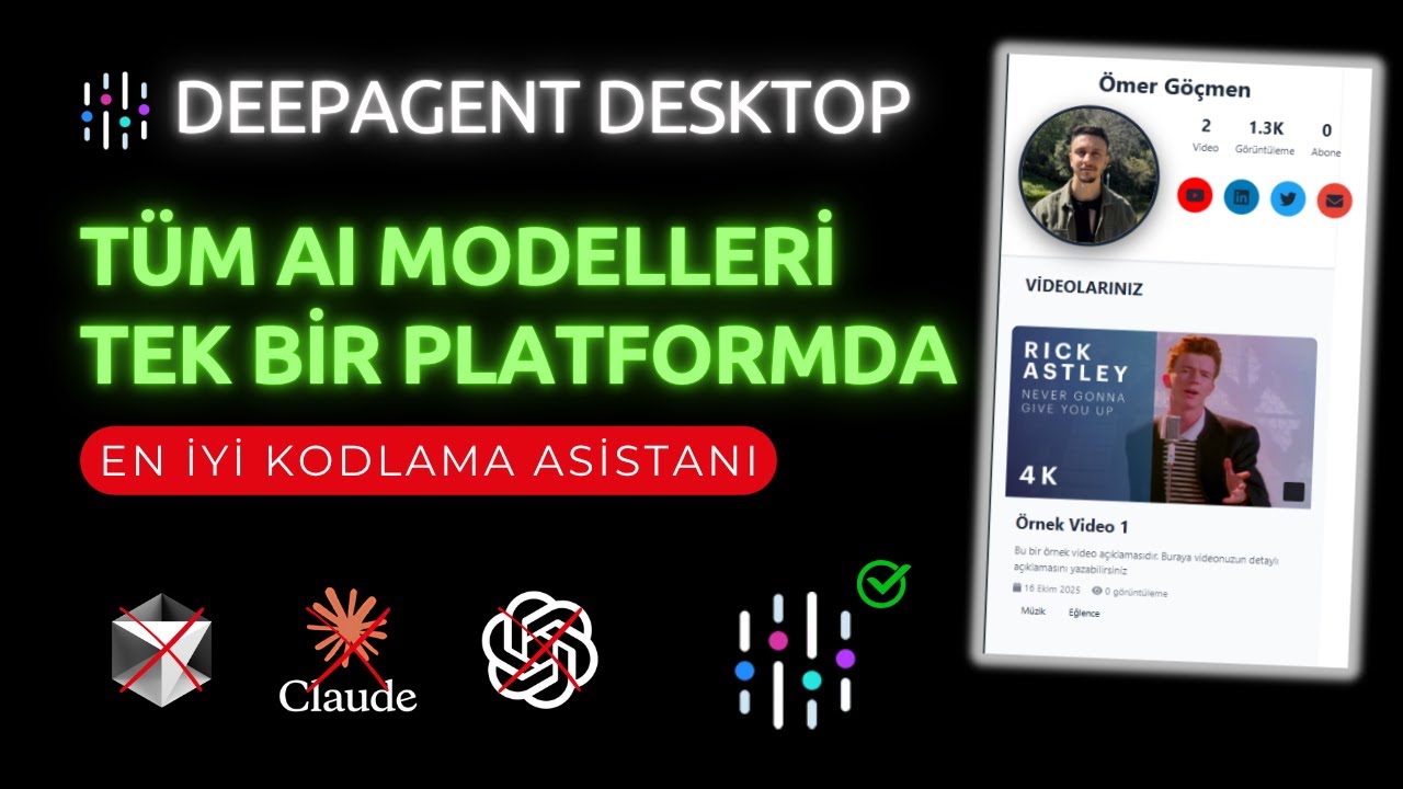 DeepAgent Desktop: Kodlama Dünyasının Yeni LİDERİ! Claude Code ve Cursor Dönemi Sona Erdi!
