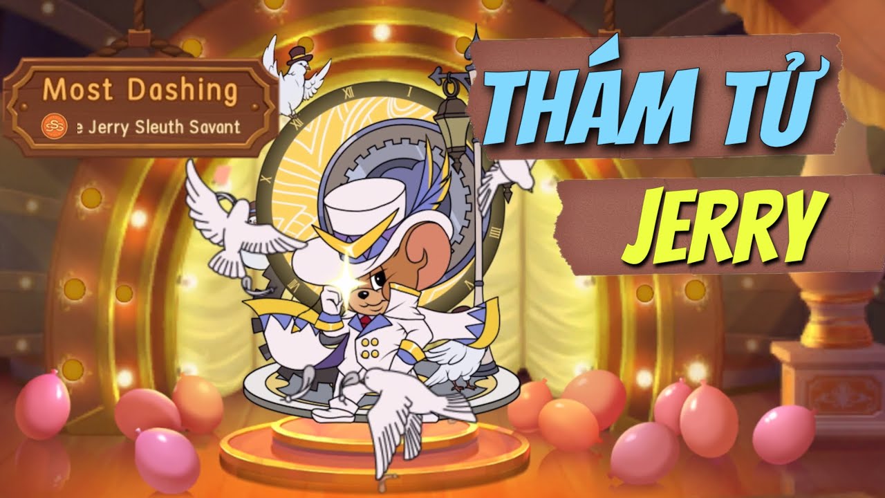 Trải Nghiệm Detective Jerry “Sleuth Savant” (Skin SSS) | Tom and Jerry Chase Asia | Hoan 801