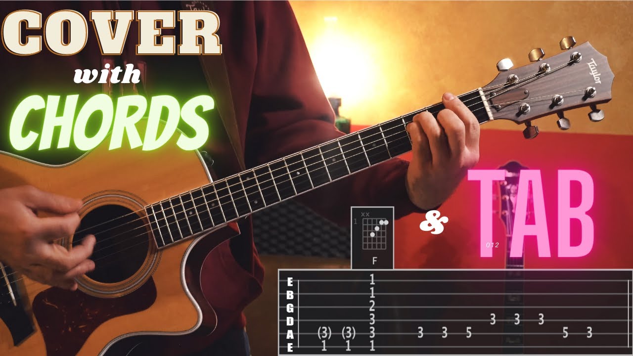 Willd World Guitar Tab Cover - Mr. Big Tutorial Lesson W/Taylor Guitar