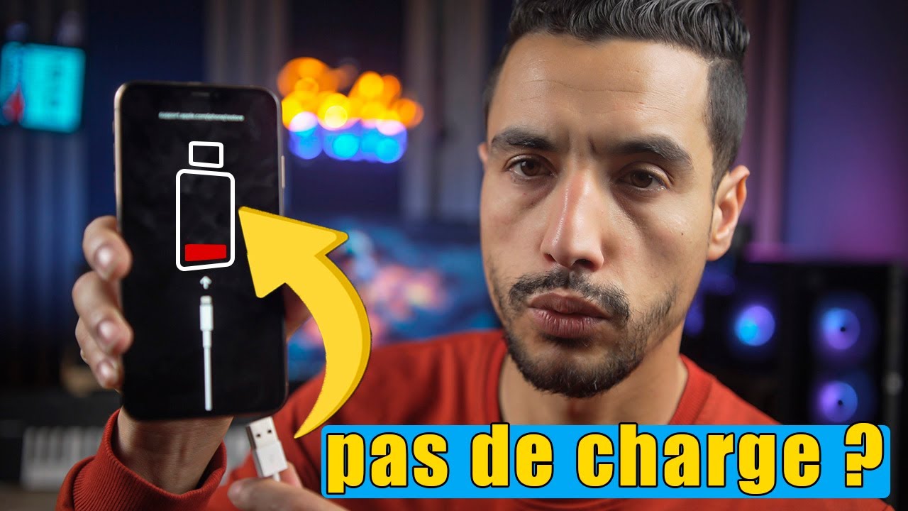iPhone ne charge plus mais d&eacute;tecte le chargeur ? 6 M&eacute;thode !