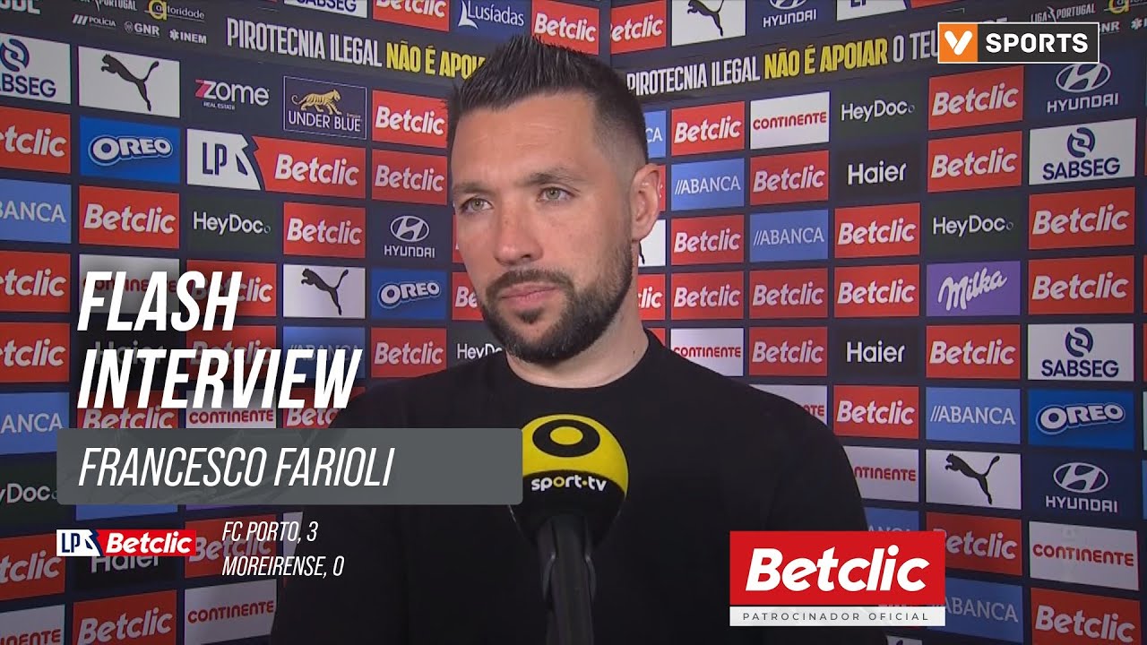 I Liga (#26) | FC Porto 3-0 Moreirense: Flash Interview Francesco Farioli