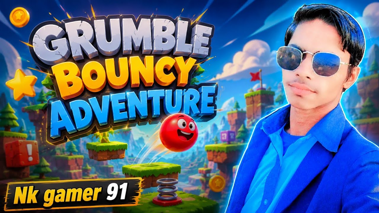 आसान नहीं है ये गेम! 😡 | Grumble Bouncy Adventure: Level 1-10 Gameplay | #nkgamer91 