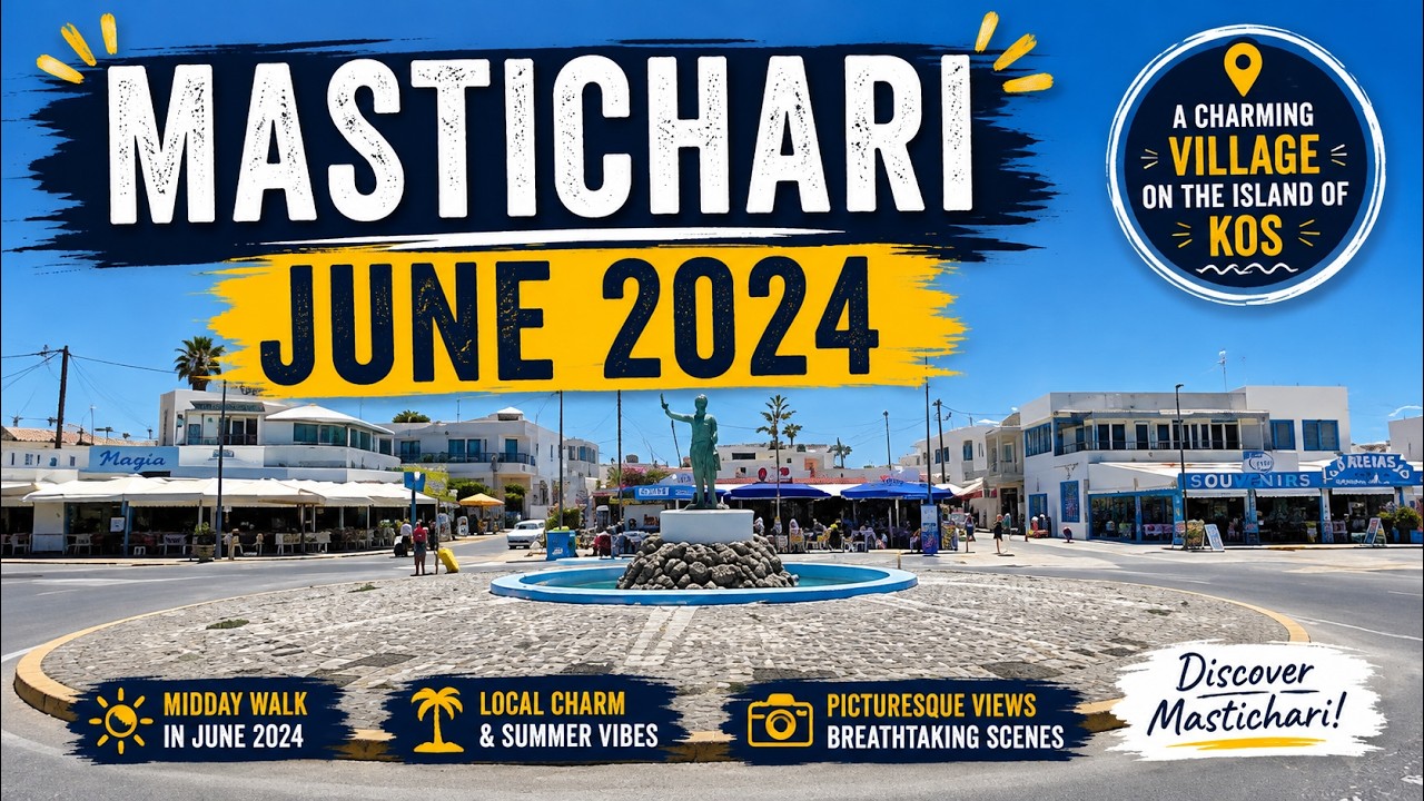 Midday Stroll Through Mastichari - June 2024 | Kos, Greece