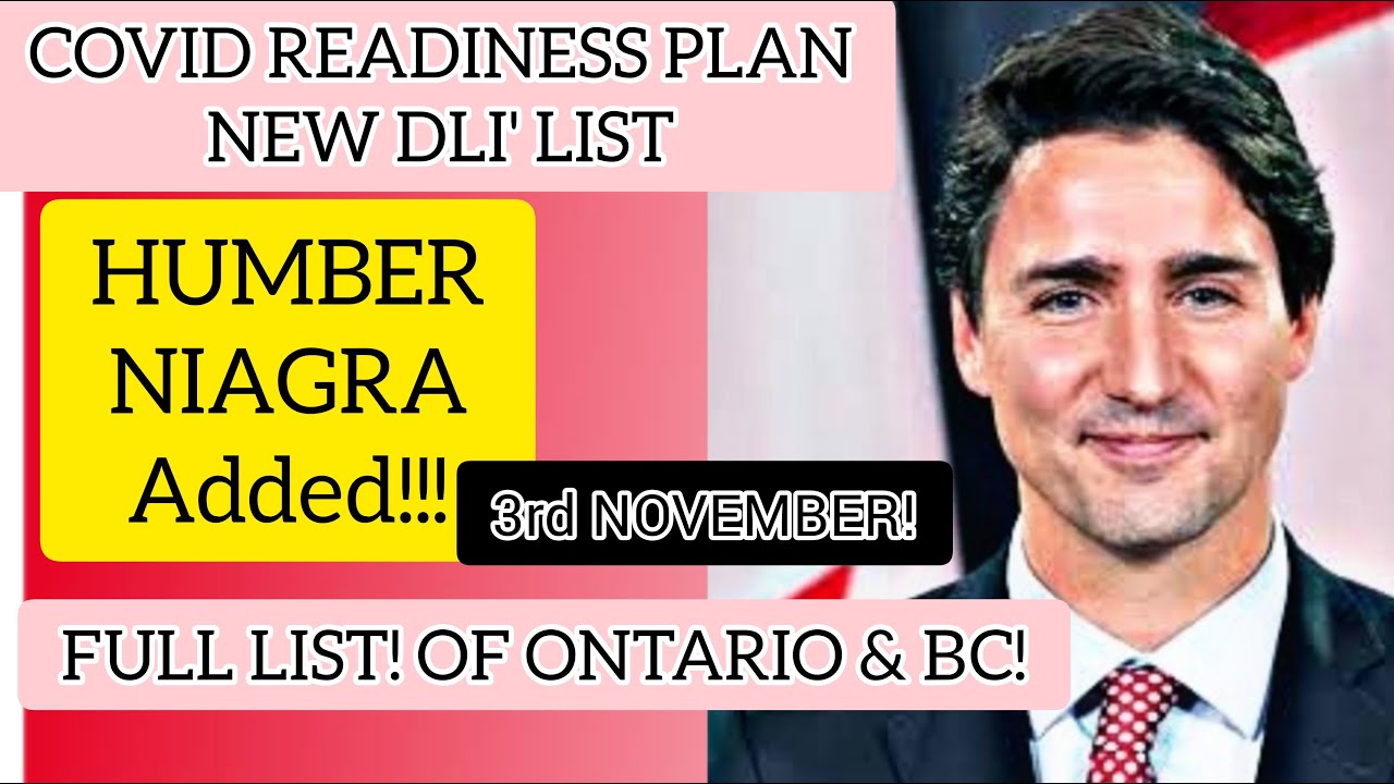 DLI APPROVED COLLEGES (LIST UPDATED)| COVID READINESS PLAN| FINALLY HUMBER MADE IT 😭