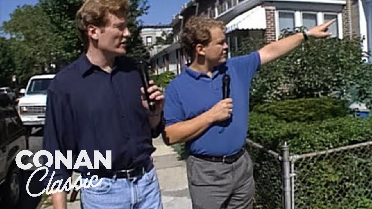 Conan & Andy Visit Pieces Of The Old Set | Late Night with Conan O’Brien