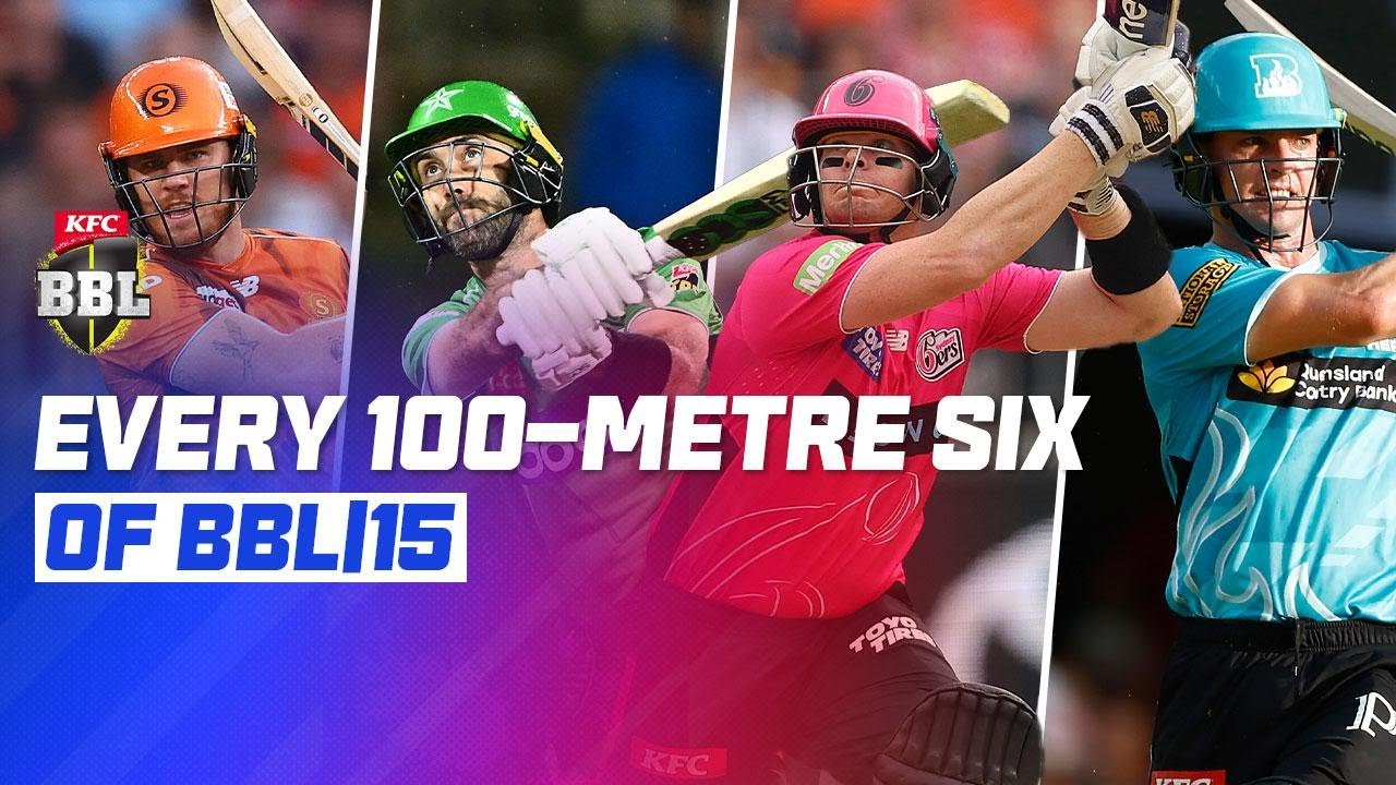MASSIVE 💥 Every 100+ Metre Six That Get Bigger and BIGGER | #BBL15