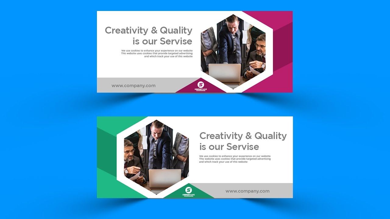 Professional Web Banner Ad Design - Photoshop Tutorial