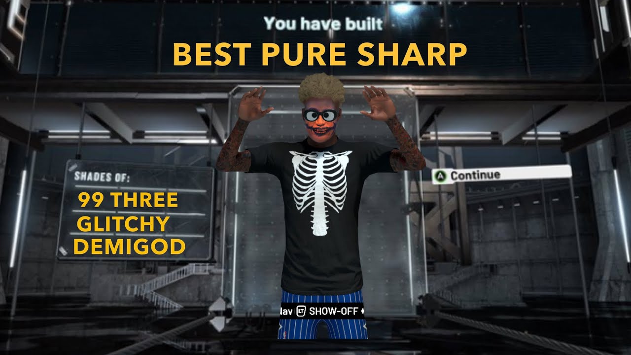 HOW TO MAKE THE BEST PURE SHARP BUILD IN NBA 2K22 - 99 THREE WITH PRO DRIBBLE MOVES! 51 BADGES!