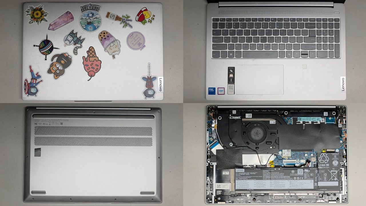 Lenovo IdeaPad Slim 5 16IRU9 Disassembly (No RAM) SSD Hard Drive Upgrade Battery Replacement Repair