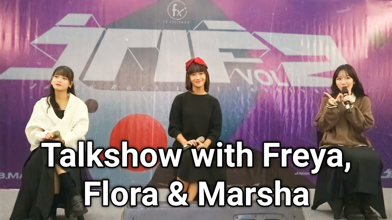 JKT48 - Idol Talkshow (Freya, Flora & Marsha) | fX Japan Rock & Idol vol.2