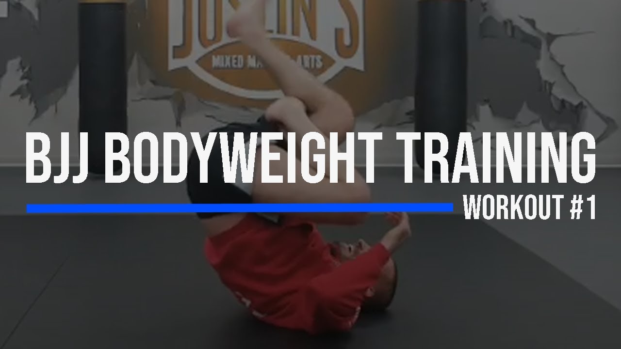BJJ Bodyweight Solo Workout #1 -  Train at home! - No equipment needed