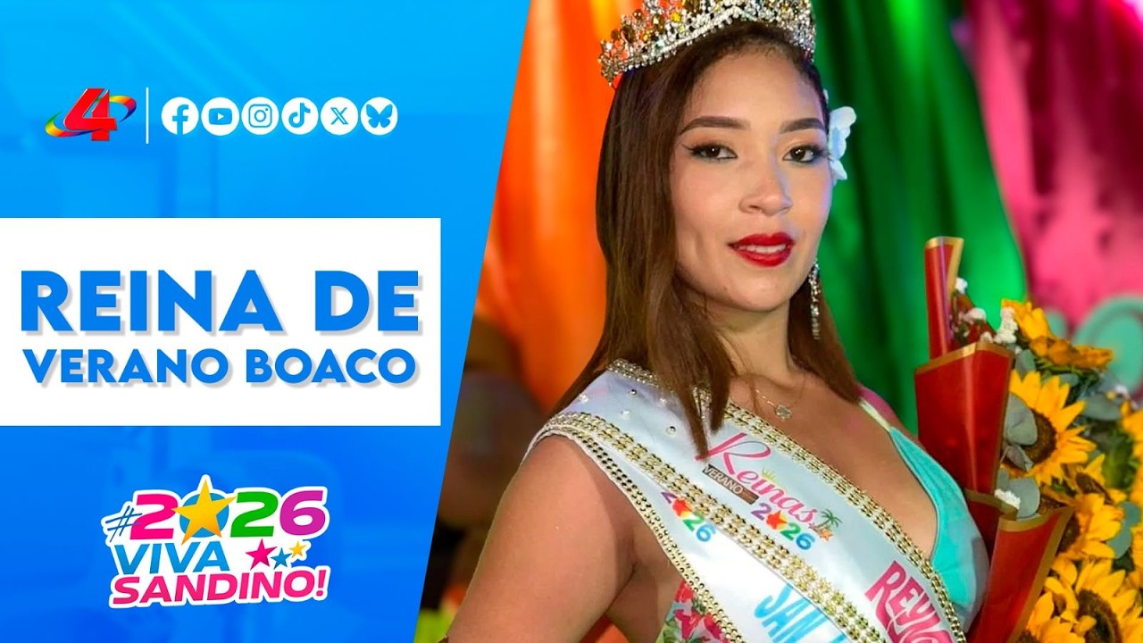 Emiling Fariña: Nueva Reina Verano 2026 de Santa Lucía, Boaco 👑