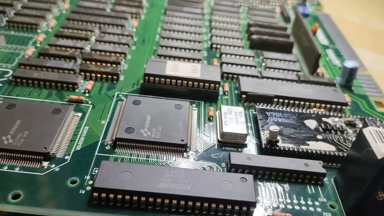 Konami Lethal Enforcers Arcade Pcb 054986A Custom IC No Sound Problem repair