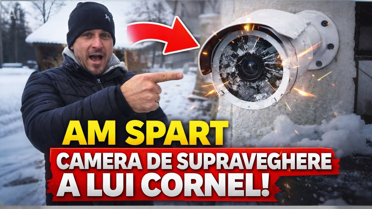 Am spart camera 😱 de supraveghere a lui Cornel 🤬! 