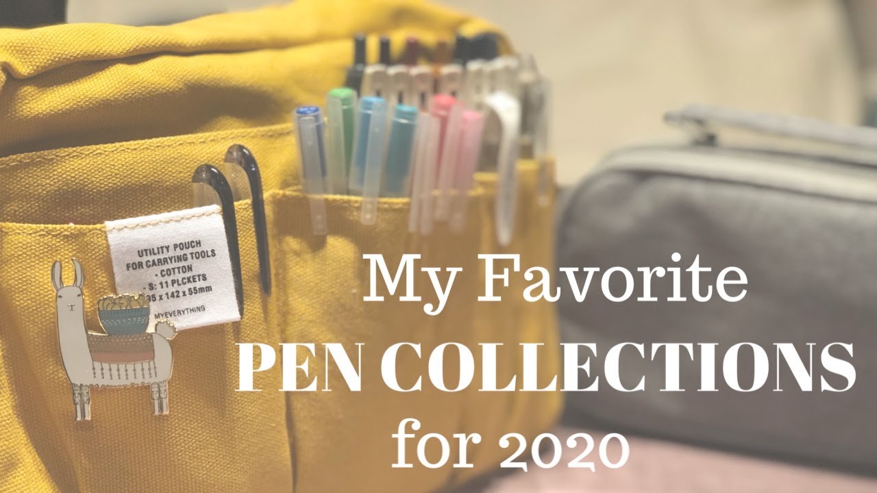 My Favorite Pencil Cases and Pens for 2020